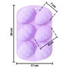 Imagen de Molde de silicona para huevos de pascua-26x16,5x2,5cm.- 3 co