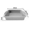 Imagen de Molde de silicona rectangular torta-flan-budin-26x24,5x5cm.-