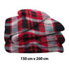 Imagen de Frazada polar escocesa 1 plaza 200 cm x 150 cm - Diseños Surtidos
