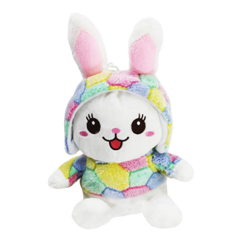 Imagen de Peluche Conejo con capucha 23cm -