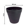 Imagen de Maceta plástica  9cm x 9cm