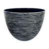 Imagen de Maceta plastica 33,5x26cm. Negra veteada