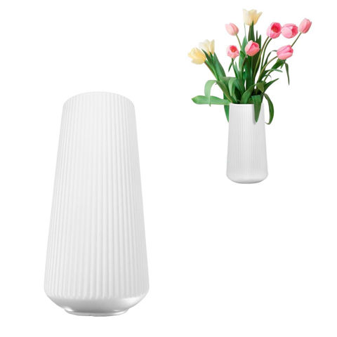 Imagen de Florero plastico 11x30cm. 2 colores