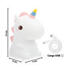 Imagen de Veladora Luz Led Unicornio Silicona Carga USB