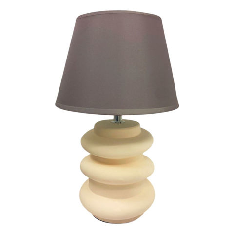 Imagen de Lampara veladora base cerámica torneada