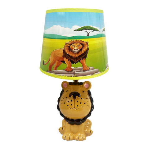 Imagen de Veladora infantil con pantalla leon 32x14cm. 2 colores