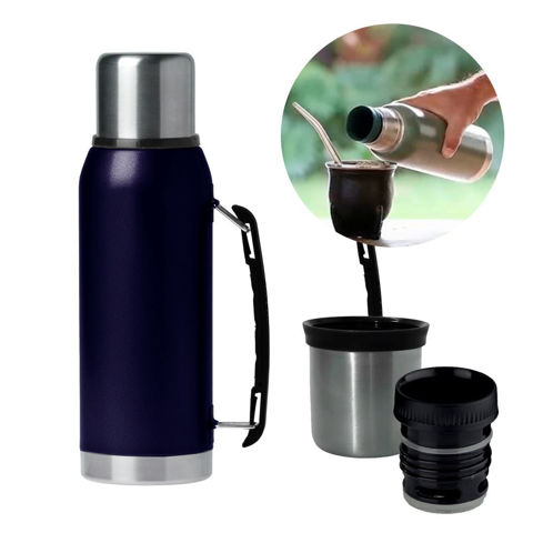 Imagen de Termo acero  con tapón cebador 1 L