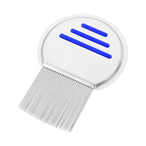 Imagen de Peine fino acero inox en blister - 6,8x9cm.