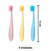 Imagen de Cepillo de dientes infantil pack de 3 pc-12,5cm-3 colores
