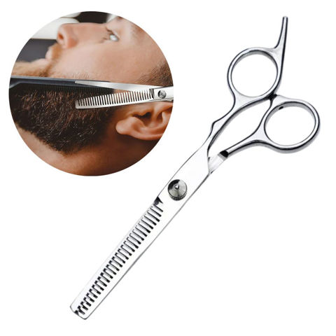 Imagen de Tijera de peluquero para entresacar en blister 5x17cm
