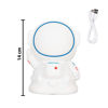 Imagen de Lámpara Veladora Astronauta Silicona Luz Led Multicolor USB