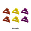 Imagen de Pinzas para cabello Ushas  x  6 unidades-  Surtidas