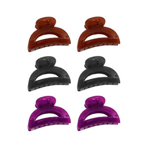 Imagen de Pinzas para cabello Ushas  x  6 unidades-  Surtidas