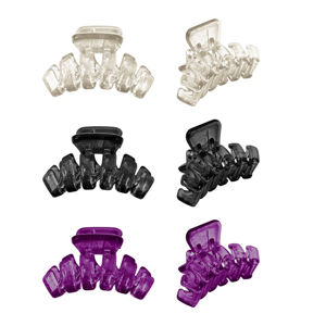 Imagen de Pinza para cabello Ushas x 6 unidades - Surtidas