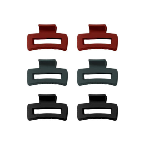 Imagen de Pinzas para cabello Ushas  x 6 unidades - Surtidas