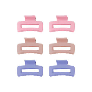 Imagen de Pinzas para cabello Ushas  x 6 unidades - Surtidas