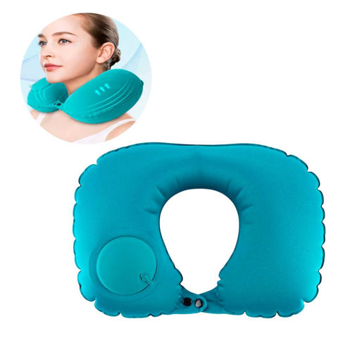 Imagen de Almohada de viaje Auto inflable con bomba manual