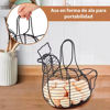 Imagen de Canasto de Metal Para Huevos Canasto Diseño Gallina