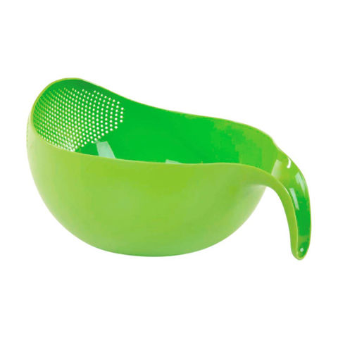 Imagen de Recipiente plastico con asa y colador-para cocina