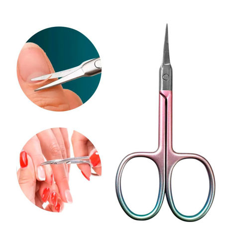 Imagen de Tijera punta fina para cuticulas- 9x4,5cm.