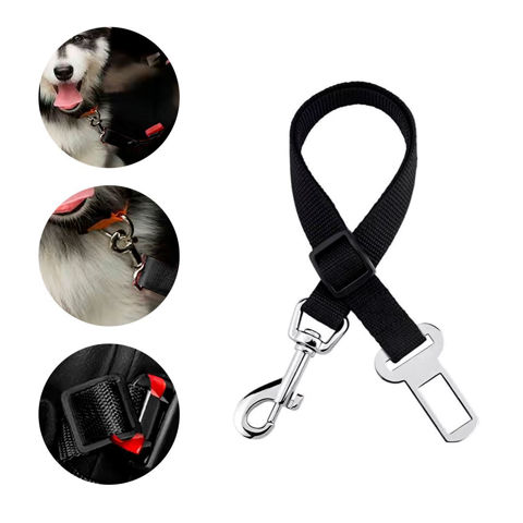 Imagen de Cinturón de seguridad para Mascotas para auto  Correa ajustable