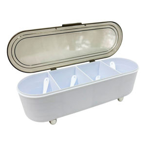 Imagen de Condimentero  con tapa y cucharas 4 reparticiones