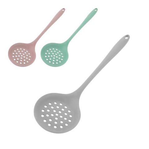 Imagen de Espumadera de silicona para cocina  Colores surtidos