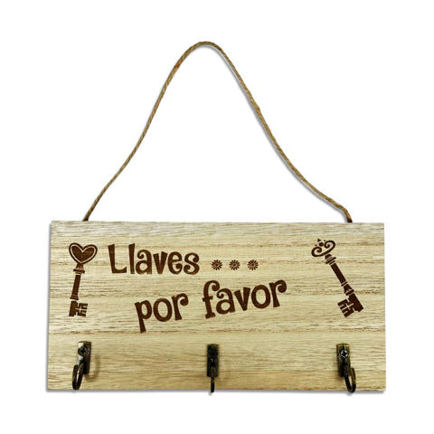 Imagen de Porta llaves - LLavero para Pared MDF