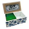 Imagen de Caja de té 2 Divisiones - Tapa estampada MDF