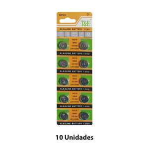 Imagen de Pila batería ag10 g10 lr54 lr1130 l1131 sr1130 pack x 10unid