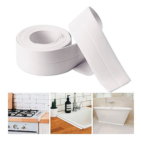 Imagen de Cinta Junta Sellado Terminación Inodoro Baño Cocina