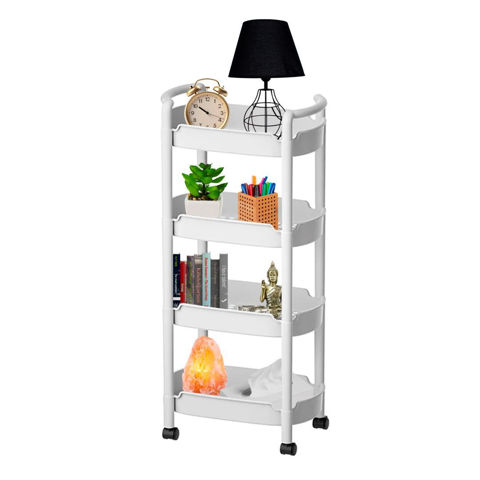 Imagen de Carrito Organizador con ruedas multiuso 4 estantes