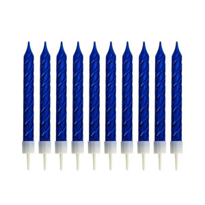 Imagen de Velas de cumpleaños torneadas con base x 10 unidades