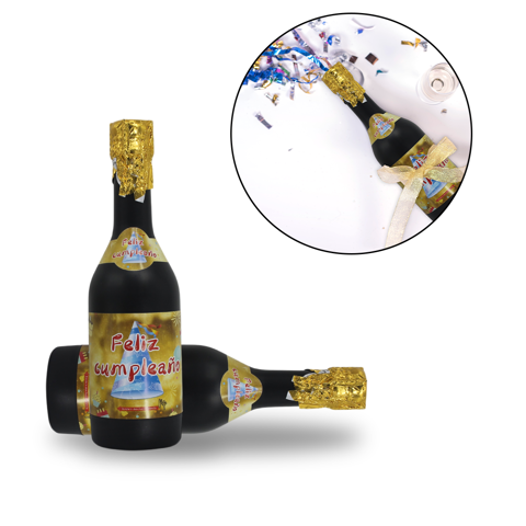 Imagen de Botella lanza papelitos Confeti Cotillón