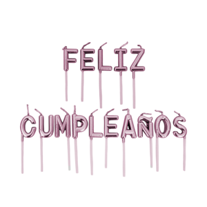 Imagen de Velas Feliz Cumpleaños - Velitas Cotillón Cumpleaños