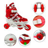 Imagen de Patines 4 ruedas 2 en línea 2 traseras Extensibles Talle 30-34