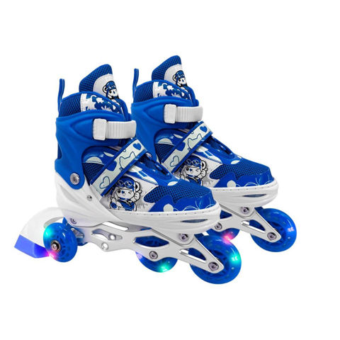 Imagen de Patines 4 ruedas 2 en línea 2 traseras Extensibles Talle 30-34