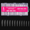 Imagen de Tips soft gel extensiones de uñas extra largas 240 unidades