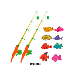 Imagen de Juego de pesca en blister- 2 cañas- 40cm.