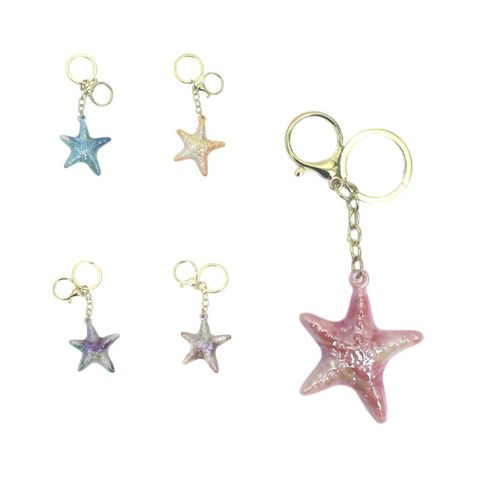 Imagen de Llavero estrella de mar -  Diseños SURTIDOS.