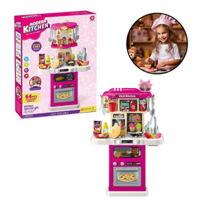 Imagen de Cocina de juguete con accesorios 64 piezas