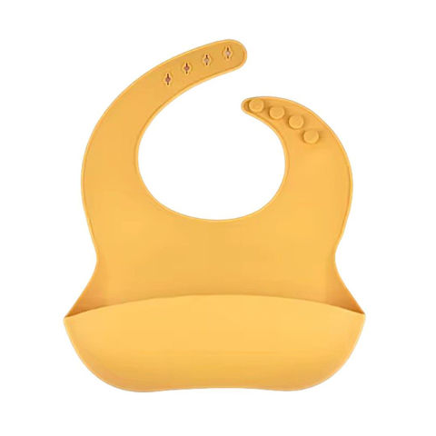 Imagen de Babero de silicona con bolsillo delantero - Ajustable