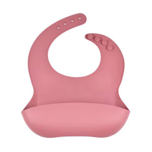 Imagen de Babero de silicona con bolsillo delantero - Ajustable