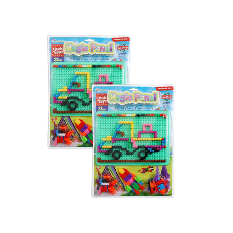 Imagen de Bloques con panel-para armar en blister-25x18cm. 4 diseños