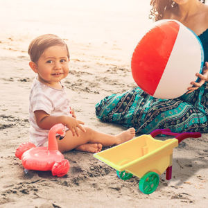 Imagen de Carretilla con accesorios para playa
