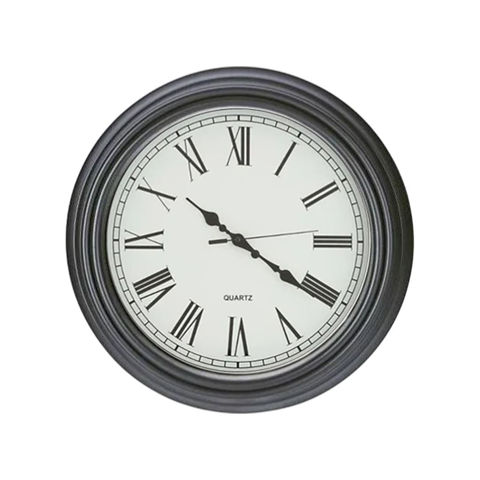 Imagen de Reloj de pared redondo números romanos