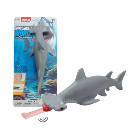 Imagen de Ballena martillo en blister - 22x7cm.