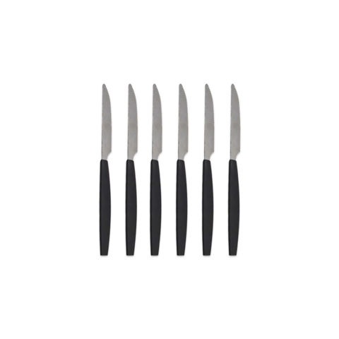 Imagen de Cuchillos acero inox.-2 colores X 6 pc-21,5cm