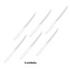 Imagen de Cuchillos acero inox.-2 colores X 6 pc-21,5cm