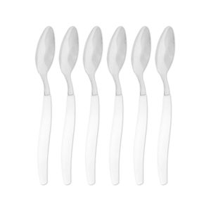 Imagen de Cucharas acero inox.-2 colores X 6 pc-19,5cm